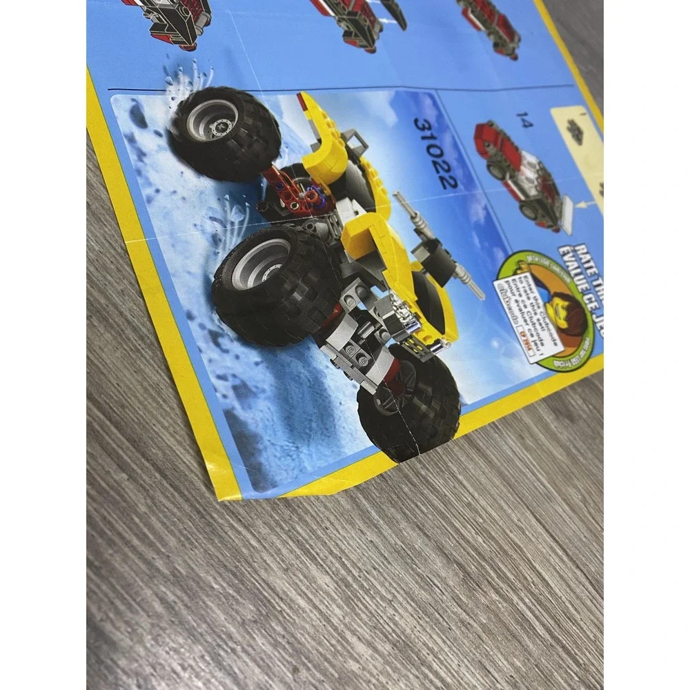 LEGO‎ Creator 31022 Turbo Quad Instruction Manual 2014 3in1 Set Illustrated